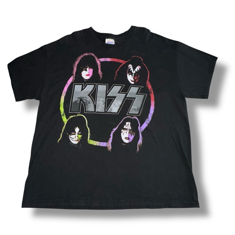 Men’s Hanes Heavyweight Kiss Band T-Shirt